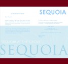 Invitation design for Sequoia